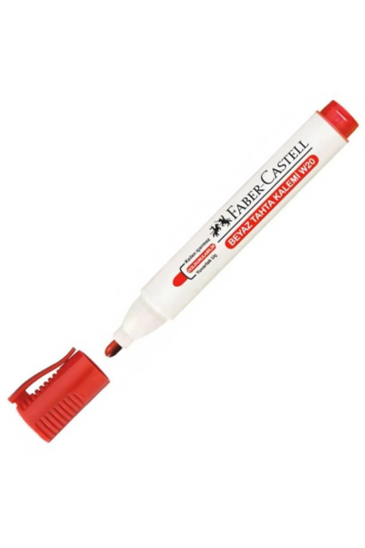 FABER-CASTELL W153 BEYAZ TAHTA KALEMİ KIRMIZI (5040254029)