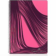 FABER-CASTELL WAVES SPİRALLİ PLASTİK KAPAK DEFTER A4 ÇİZGİLİ 100 YAPRAK (5075000436) - FABER-CASTELL