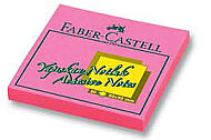 Faber-Castell Yapışkanlı Not Kağıdı 50x50 Fosforlu Pembe (5089565840) - FABER-CASTELL