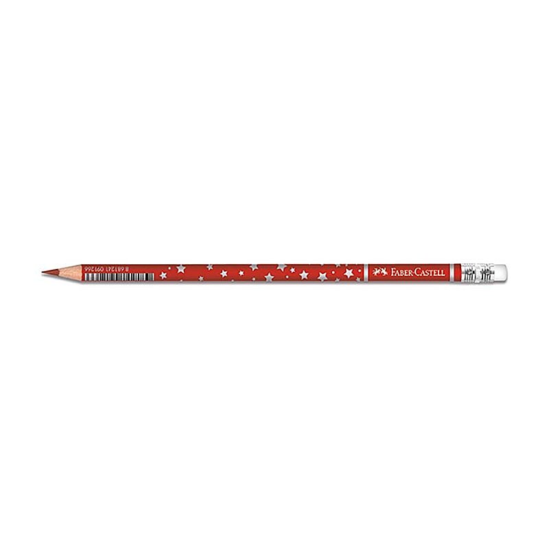 FABER-CASTELL YILDIZ SİLGİLİ KOPYA KALEMİ KIRMIZI (1131459001)