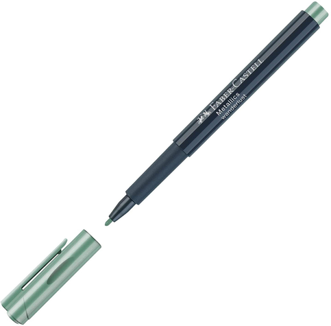 FABER-CASTELL ÇOK AMAÇLI MARKÖR METALİK TURKUAZ (160794) - 1