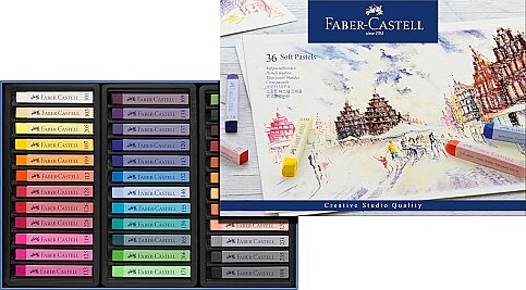 FABER-CASTELL CREATİVE TOZ PASTEL BOYA 36 RENK (5188128336) - 1