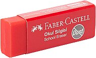 FABER-CASTELL DUST-FREE KIRMIZI OKUL SİLGİSİ (5130187222) - FABER-CASTELL