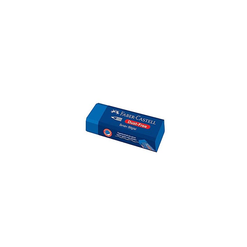 FABER-CASTELL DUST-FREE KÜÇÜK BOY MAVİ SINAV SİLGİSİ (5131187136)