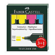 FABER-CASTELL FOSFORLU KALEM SETİ 3+1 RENK (5030254831) - FABER-CASTELL (1)