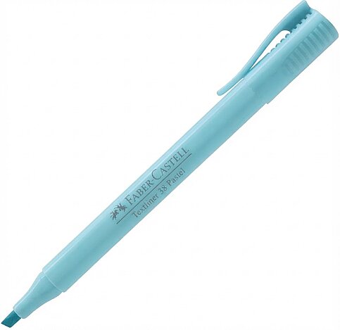 FABER-CASTELL FOSFORLU KALEM 38 PASTEL MAVİ (5030158114) - 1