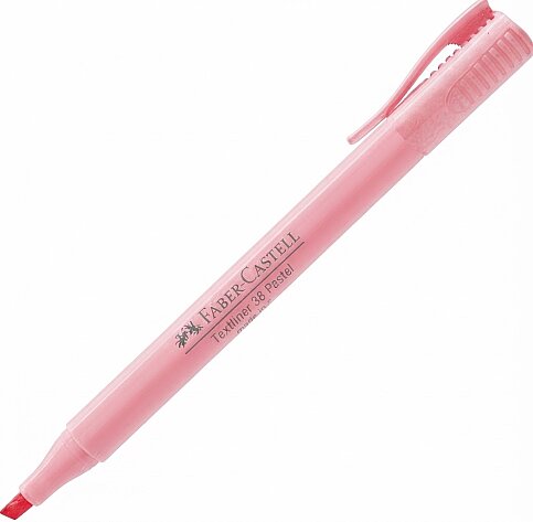 FABER-CASTELL FOSFORLU KALEM 38 PASTEL PEMBE (5030158112) - 1