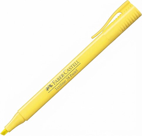 FABER-CASTELL FOSFORLU KALEM 38 PASTEL SARI (5030158110) - 1