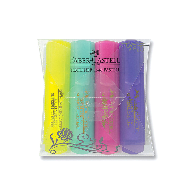 FABER-CASTELL FOSFORLU KALEM SETİ 46 PASTEL 4 RENK (5038154610)