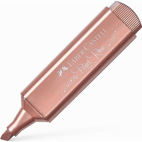 FABER-CASTELL FOSFORLU KALEM 46 METALİK ROSE (5030154626) - 1