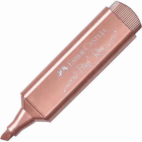 FABER-CASTELL FOSFORLU KALEM 46 METALİK ROSE (5030154626) - 1