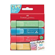 FABER-CASTELL FOSFORLU KALEM SETİ 46 PASTEL 4 RENK (5030254625) - FABER-CASTELL (1)