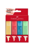 Faber-Castell Fosforlu Kalem Seti 46 Pastel 4 Renk (254625) - FABER CASTELL