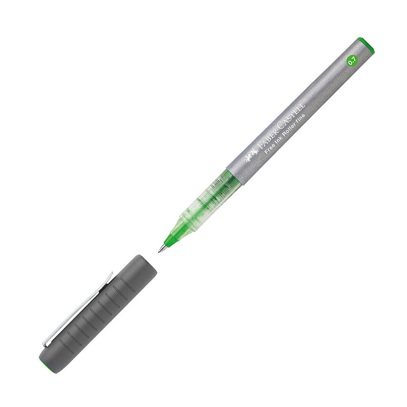 FABER-CASTELL FREE İNK ROLLER KALEM 07 AÇIK YEŞİL (5020348166)
