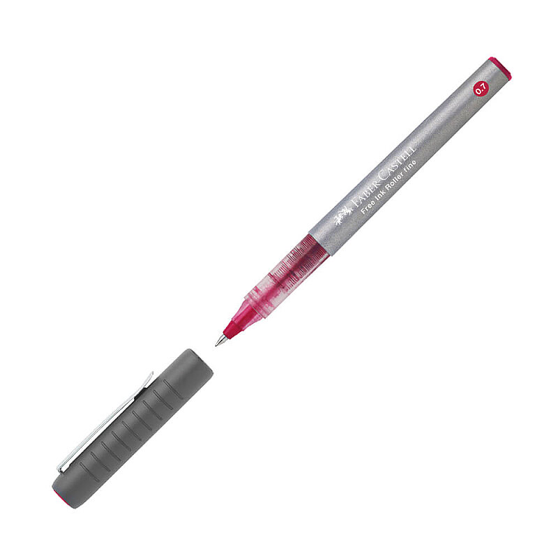 FABER-CASTELL FREE İNK ROLLER KALEM 07 KOYU KIRMIZI (5020348126)