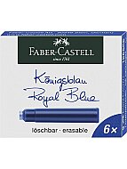 FABER-CASTELL GRİP DOLMA KALEM KARTUŞU MAVİ 6LI (5050185506) - FABER-CASTELL