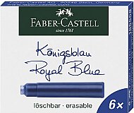 FABER-CASTELL GRİP DOLMA KALEM KARTUŞU MAVİ 6LI (5050185506) - FABER-CASTELL