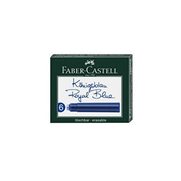 Faber-Castell Grip Dolma Kalem Kartuşu Mavi 6Lı (185506) - FABER CASTELL