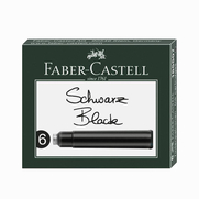 Faber-Castell Grip Dolma Kalem Kartuşu Siyah 6Lı (185507) - FABER CASTELL
