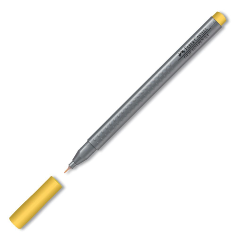 Faber-Castell Grip Finepen 0.4Mm Keçe Uç Sarı (151607) - 1