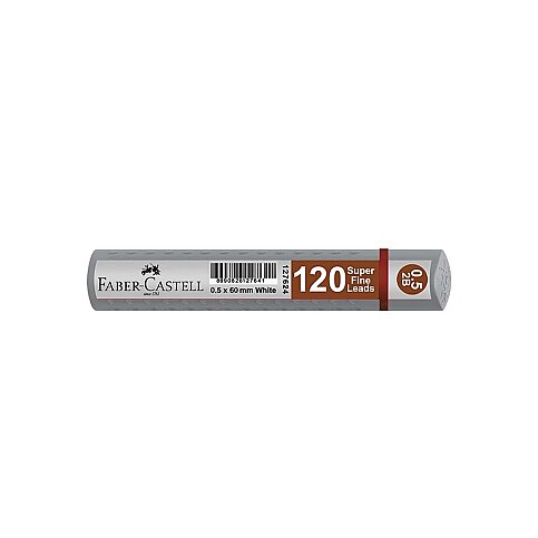 FABER-CASTELL GRİP KALEM UCU 0.5 2B 60mm METALİK GÜMÜŞ (5090127681) - 1