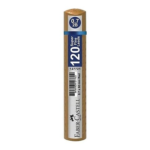 FABER-CASTELL GRİP KALEM UCU 0.7 2B 60mm METALİK ALTIN (5090127733) - 1