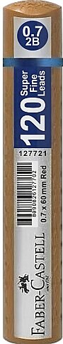 FABER-CASTELL GRİP KALEM UCU 0.7 2B 60mm METALİK ALTIN (5090127733) - 1