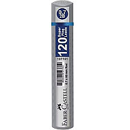 FABER-CASTELL GRİP KALEM UCU 0.7 2B 60mm METALİK GÜMÜŞ (5090127734) - FABER-CASTELL