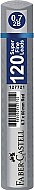 FABER-CASTELL GRİP KALEM UCU 0.7 2B 60mm METALİK GÜMÜŞ (5090127734) - FABER-CASTELL