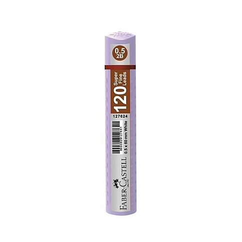 FABER-CASTELL GRİP KALEM UCU 0.5 2B 60mm PASTEL MOR (5090127685) - 1