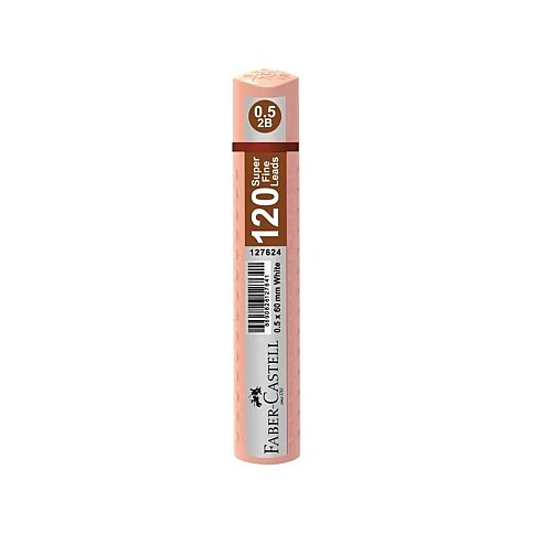 FABER-CASTELL GRİP KALEM UCU 0.5 2B 60mm PASTEL TURUNCU (5090127683) - 1