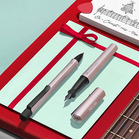FABER-CASTELL HEXO DOLMA KALEM M ROSE (5191150530) - 2