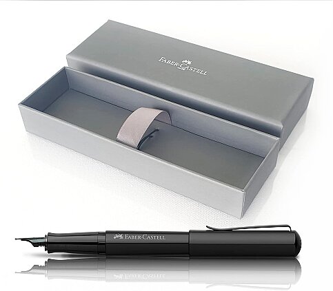 FABER-CASTELL HEXO DOLMA KALEM M SİYAH (5191150500) - 2