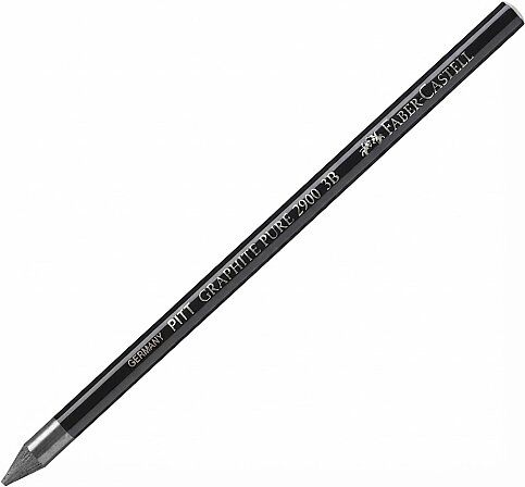 FABER-CASTELL PİTT MONOCHROME GRAFİT FÜZEN KALEM 3B (5230117303) - 1
