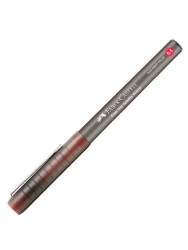 FABER-CASTELL ROLLER FREE İNK NEEDLE ROLLER KALEM 0.5 KIRMIZI (5020348603)