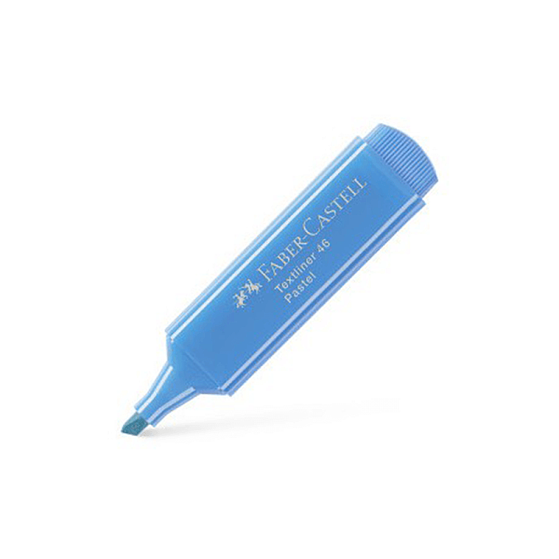 FABER-CASTELL ŞEFFAF GÖVDE FOSFORLU KALEM PASTEL ULTRAMARİN (5030154668)