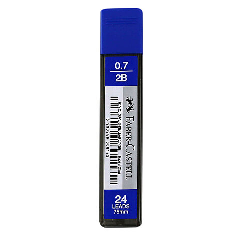 FABER-CASTELL SÜPER FİNE KALEM UCU 0.7 2B 75mm (5090127775) - 1