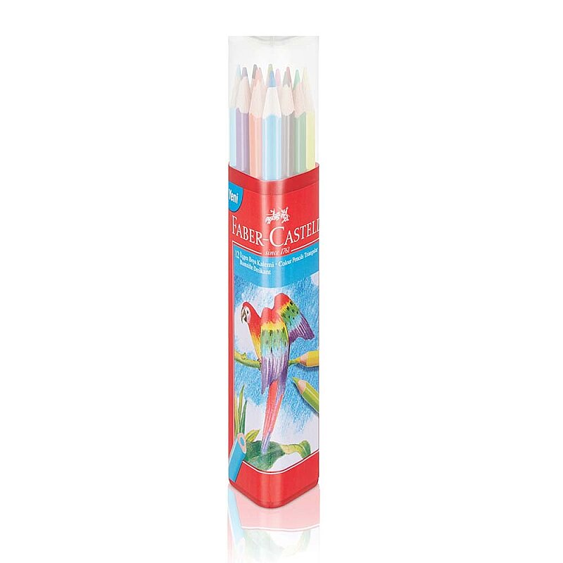 FABER-CASTELL ÜÇGEN KURU BOYA TAM BOY 12 RENK (5171113313)