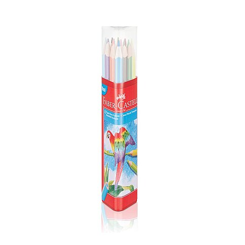 Faber-Castell Üçgen Kuru Boya Tam Boy 12 Renk (5171113313) - 1