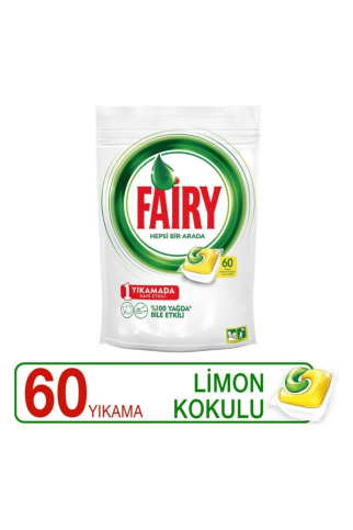 Fairy Bulaşık Makinesi Tableti 60Lı - 1
