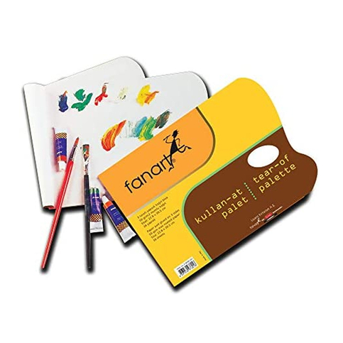Fanart Academy Kullan At Kağıt Resim Paleti 22.8x30.5cm 36 Yaprak (F-9250.23) - 1
