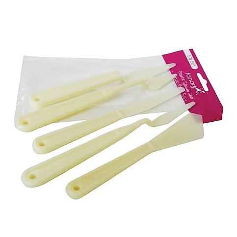 FANART ACADEMY PLASTİK SPATULA SETİ 5Lİ (F-9375.S1) - 1