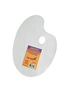 FANART ACADEMY PLASTİK OVAL RESİM PALETİ 21.3x30cm (F-9230.21) - FANART ACADEMY