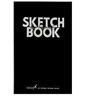 FANART ACADEMY SERT KAPAK SKETCH BOOK A5 96 YAPRAK 80gr SİYAH (F-8692.A5) - FANART ACADEMY