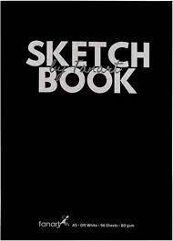 Fanart Academy Sert Kapak Sketch Book A5 96 Yaprak 80gr Siyah (F-8692.A5) - 1