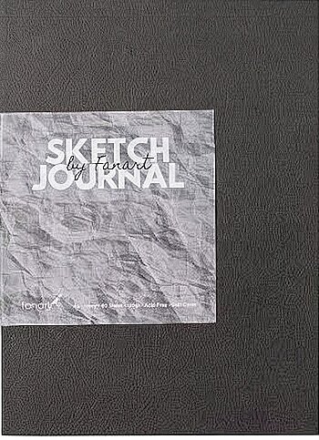 FANART ACADEMY SKETCH JOURNAL A5 60 YAPRAK 110gr GRİ (F-8661.A5) - 1