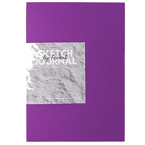 FANART ACADEMY SKETCH JOURNAL A5 60 YAPRAK 110gr MOR (F-8663.A5) - 1