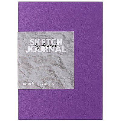 FANART ACADEMY SKETCH JOURNAL A5 60 YAPRAK 110gr MOR (F-8663.A5) - 1