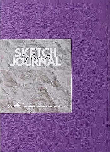 FANART ACADEMY SKETCH JOURNAL A5 60 YAPRAK 110gr MOR (F-8663.A5) - 1