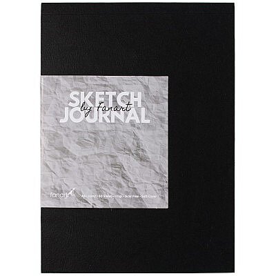 FANART ACADEMY SKETCH JOURNAL A5 60 YAPRAK 110gr SİYAH (F-8664.A5) - 1